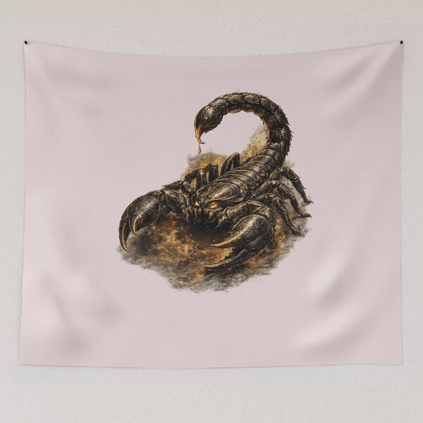 Item preview, Golden Scorpion – Desert Predator designed and sold by Abdennaim.