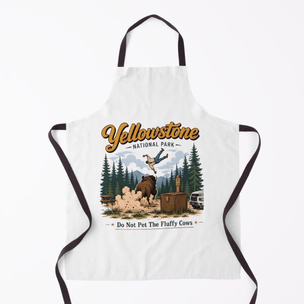 Item preview, Do Not Pet The Fluffy Cows - Funny Bison Meme Tee designed and sold by retro-and-rust.