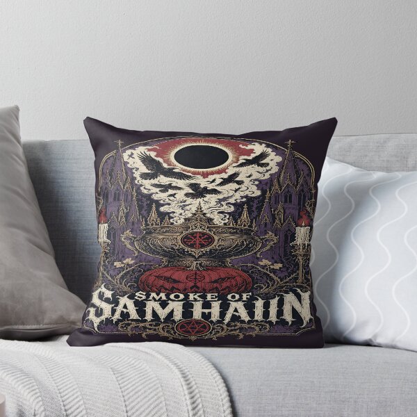 Item preview, Smoke of Samhain Gothic Chalice Raven | Dark Halloween Graphic designed and sold by InkspirationGraphics.