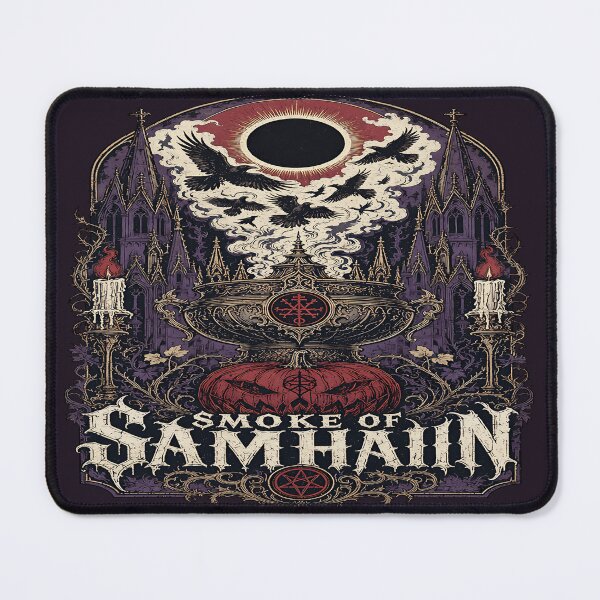 Item preview, Smoke of Samhain Gothic Chalice Raven | Dark Halloween Graphic designed and sold by InkspirationGraphics.