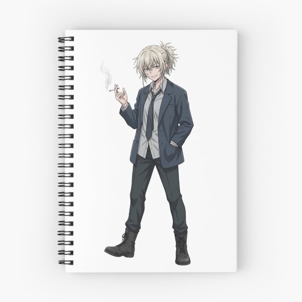 Item preview, Blonde Anime Rebel Girl in Suit | Dark Manga Aesthetic Streetwear Character designed and sold by Bhaskar Digital Art.