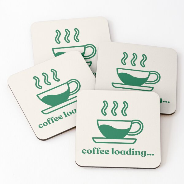 Item preview, Simple "Coffee Loading..." Design designed and sold by PrettiPrintts.
