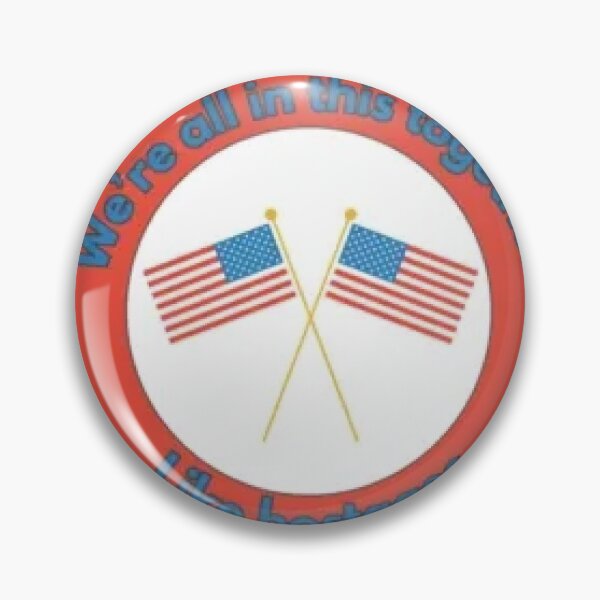 Item preview, Red circle with crossed american flags and humorous text designed and sold by sassyhumor.
