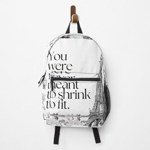 Item preview, You Were Never Meant to Shrink to Fit | Paris Eiffel Tower Quote Wall Art | Elegant Motivational Print designed and sold by Magic Love Art Print.