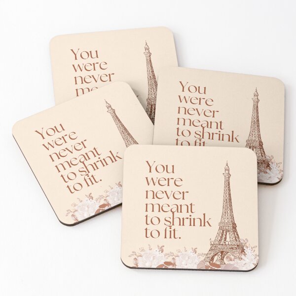 Item preview, Paris Eiffel Tower Quote Wall Art | Pastel Motivational Print designed and sold by Magic Love Art Print.
