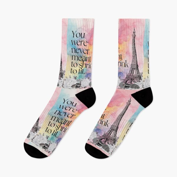 Item preview, Colorful Paris Eiffel Tower Quote Wall Art | Watercolor Inspirational Print designed and sold by Magic Love Art Print.