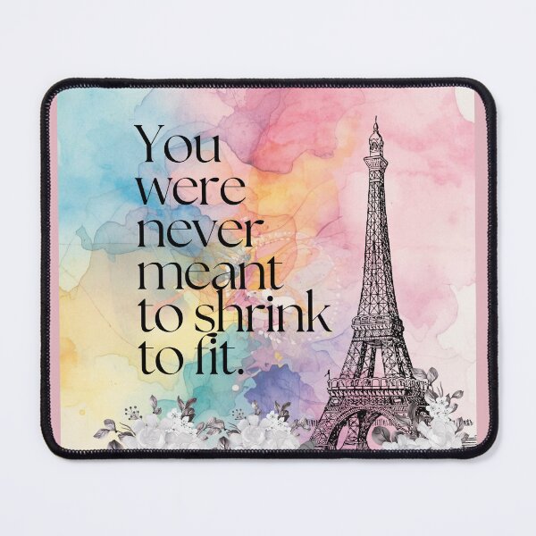 Item preview, Colorful Paris Eiffel Tower Quote Wall Art | Watercolor Inspirational Print designed and sold by Magic Love Art Print.