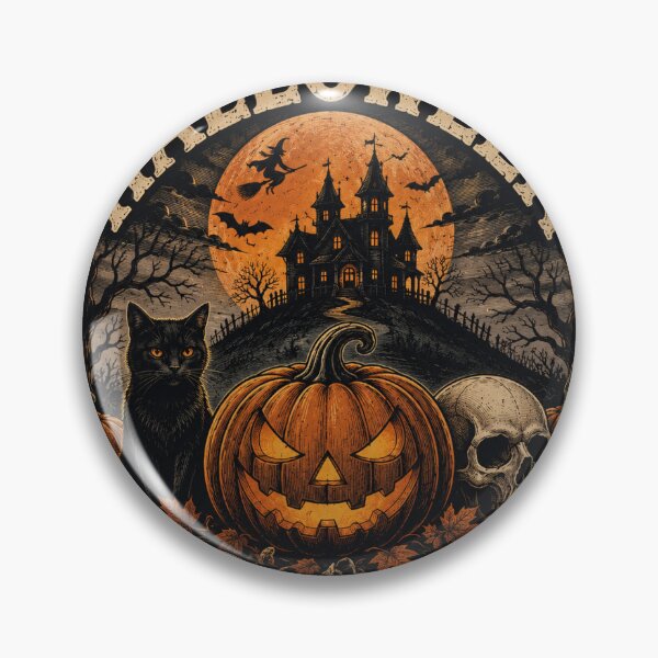 Item preview, Halloween Spooky Nights Creepy Vibes Happy Haunts Design designed and sold by Vivaro.