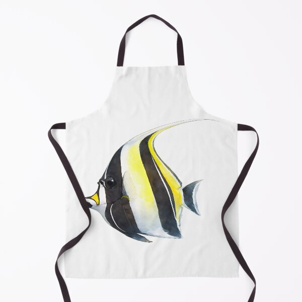Item preview, Moorish Idol — Painted Reef Fish Portrait designed and sold by Jaruart.