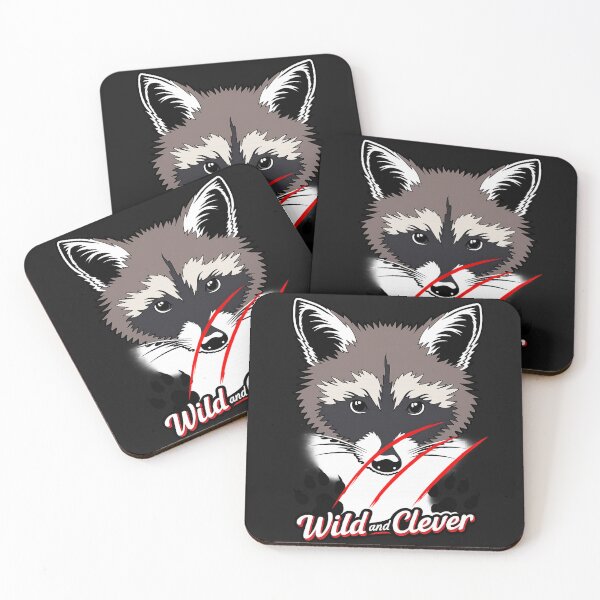 Item preview, Wild & Clever Raccoon – Fierce Claw Mark Animal Art designed and sold by EdgeSphere.