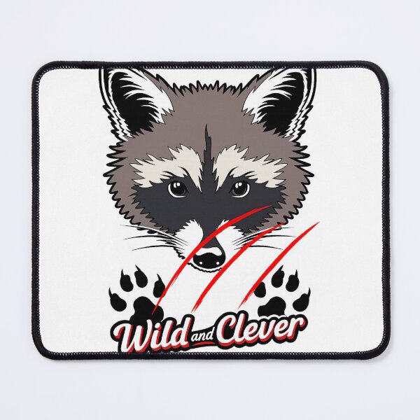 Item preview, Wild & Clever Raccoon – Fierce Claw Mark Animal Art designed and sold by EdgeSphere.