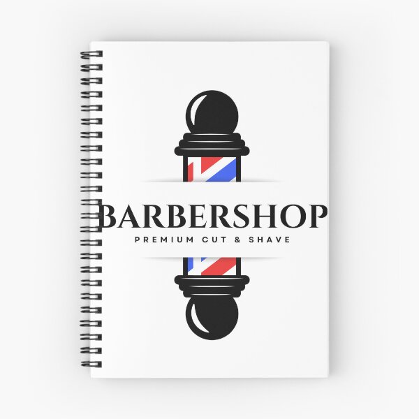 Item preview, Barbershop Premium Cut And Shave Barber Pole Logo designed and sold by Barber MD Culture.