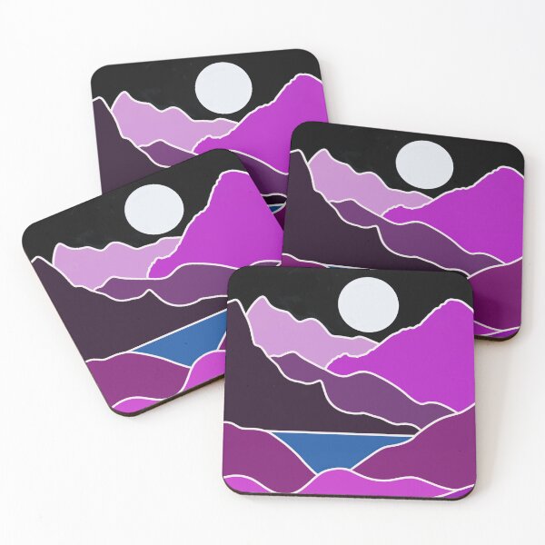 Item preview, Colorful Digital Mountain Landscape designed and sold by Sartoris Art.