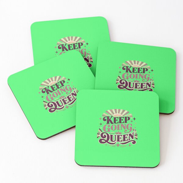 Item preview, Keep Going Queen Retro Quote | Strong Women Motivation & Empowerment Design designed and sold by Soft Strength Studio.