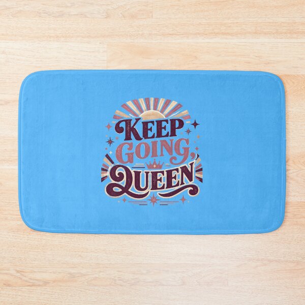 Item preview, Keep Going Queen Retro Quote | Strong Women Motivation & Empowerment Design designed and sold by Soft Strength Studio.