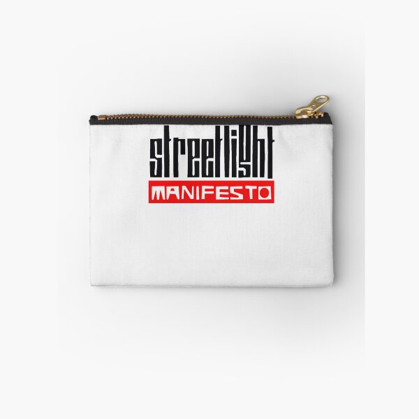 Item preview, Streetlight Above Red Block Reading Manifesto designed and sold by Dimpy Saini.
