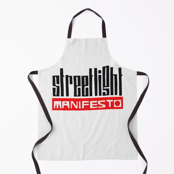 Item preview, Streetlight Above Red Block Reading Manifesto designed and sold by Dimpy Saini.