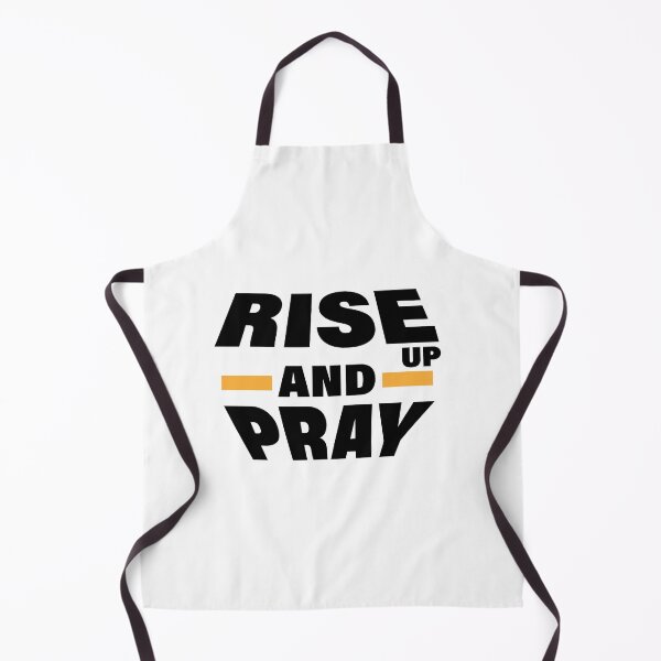 Item preview, Rise up and pray – Christian Faith Typography T-Shirt Design designed and sold by CrossCrafted.