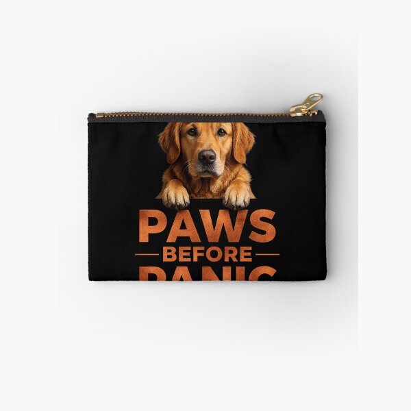 Item preview, Paws Before Panic Golden Retriever Trader Shirt Funny Dog Trading Gift designed and sold by PipForgeStudio .