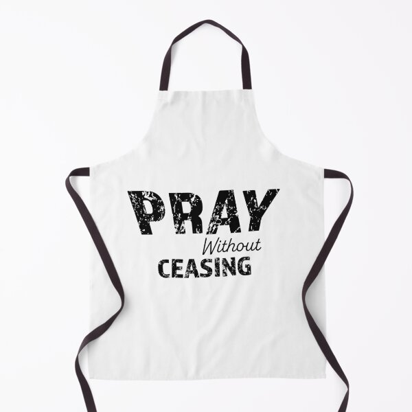 Item preview, Pray without Ceasing – Christian Faith Typography T-Shirt Design designed and sold by CrossCrafted.
