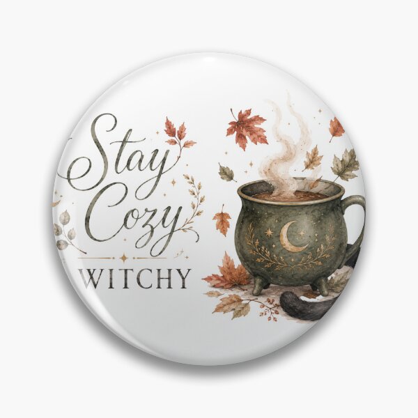 Item preview, Stay Cozy and Witchy — Fall Halloween Cottage Witch Shirt designed and sold by DreamelleStudio.