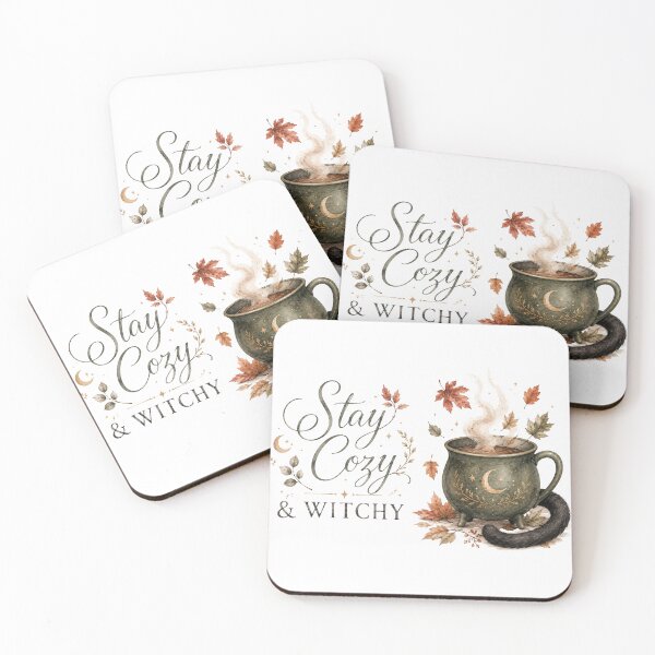 Item preview, Stay Cozy and Witchy — Fall Halloween Cottage Witch Shirt designed and sold by DreamelleStudio.
