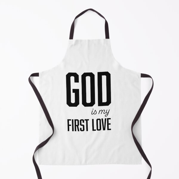 Item preview, God Is My First Love – Christian Faith Typography T-Shirt Design designed and sold by CrossCrafted.
