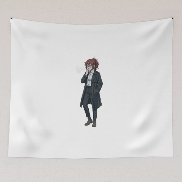 Item preview, Anime Detective Girl Aesthetic | Red Hair Manga Noir Character Art designed and sold by Bhaskar Digital Art.