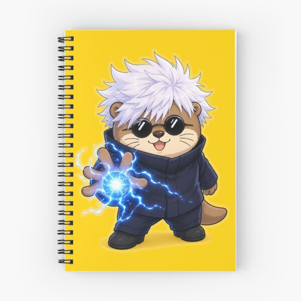 Item preview, Cute Anime Sorcerer Otter with Energy Orb Kawaii Cartoon designed and sold by ArtFazza.