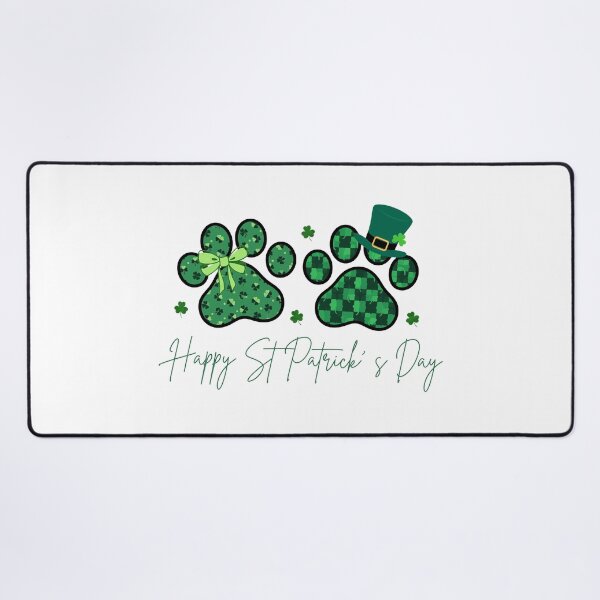 Item preview, St Patricks Day Dog Paw Prints designed and sold by GiaoCalonas.