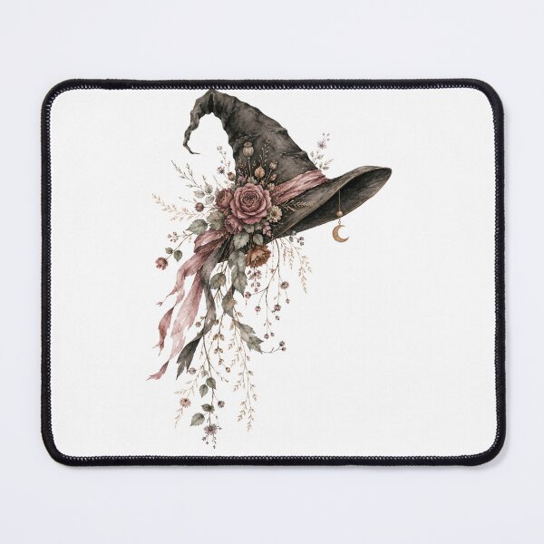 Item preview, Floral Witch Hat — Botanical Halloween Witchy Art designed and sold by DreamelleStudio.
