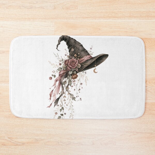Item preview, Floral Witch Hat — Botanical Halloween Witchy Art designed and sold by DreamelleStudio.