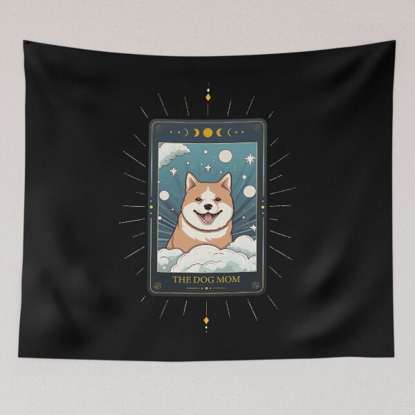 Item preview, Funny Korean Jindo Tarot Card Dog Mothers Day Mom designed and sold by rafaeltto.