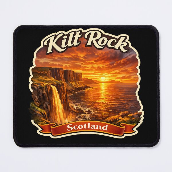 Item preview, Kilt Rock Scotland isle of skye designed and sold by DamioPolArt.