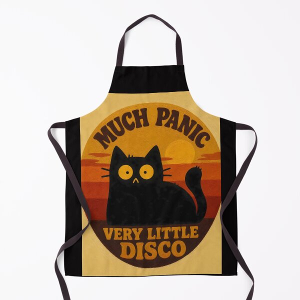Item preview, Vintage Much Panic, Very Little Disco Funny Cat  designed and sold by PurrfectHome.