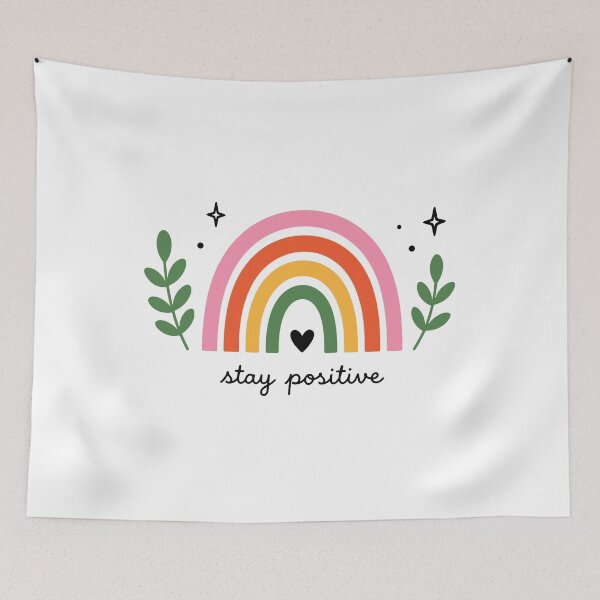Item preview, Stay Positive Rainbow  designed and sold by cladeart.