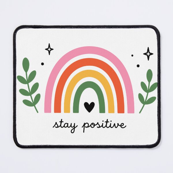 Item preview, Stay Positive Rainbow designed and sold by cladeart.