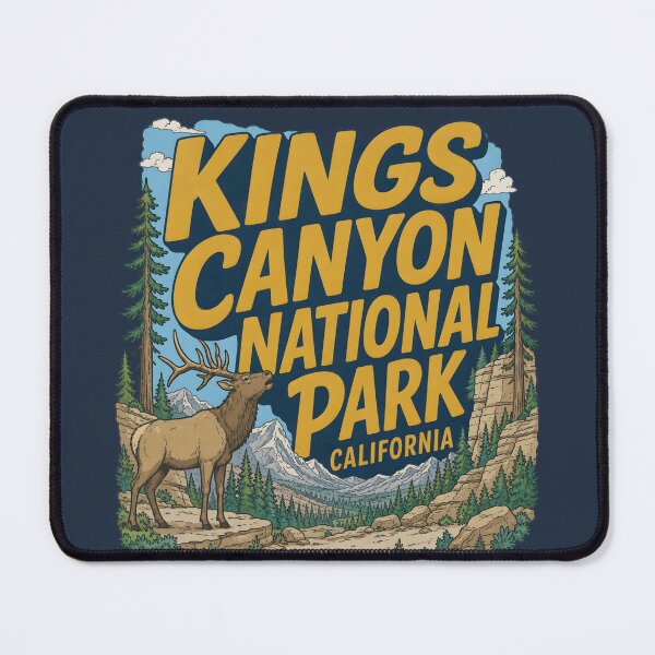 Item preview, Kings Canyon National Park California Elk Landscape  designed and sold by HowToCanadian.