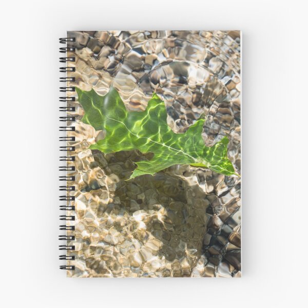 Item preview, Kelly Green Oak Leaf Floating in Clear Water designed and sold by Georgia Mizuleva.