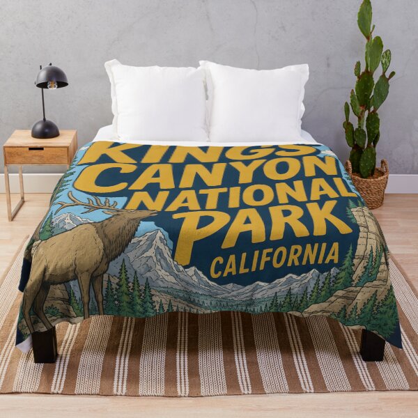 Item preview, Kings Canyon National Park California Elk Landscape  designed and sold by HowToCanadian.