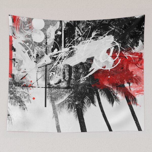 Item preview, Flowing abstract palm trees designed and sold by ZebEddy.