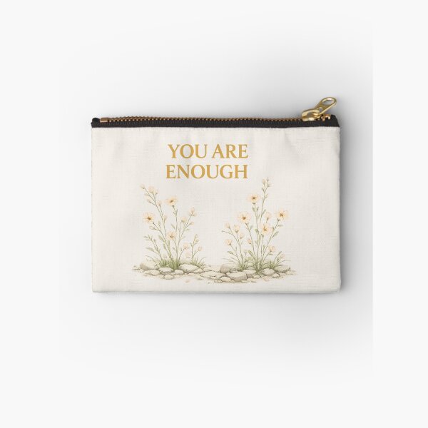 Item preview, You Are Enough Wildflower Affirmation designed and sold by PunchDrop.