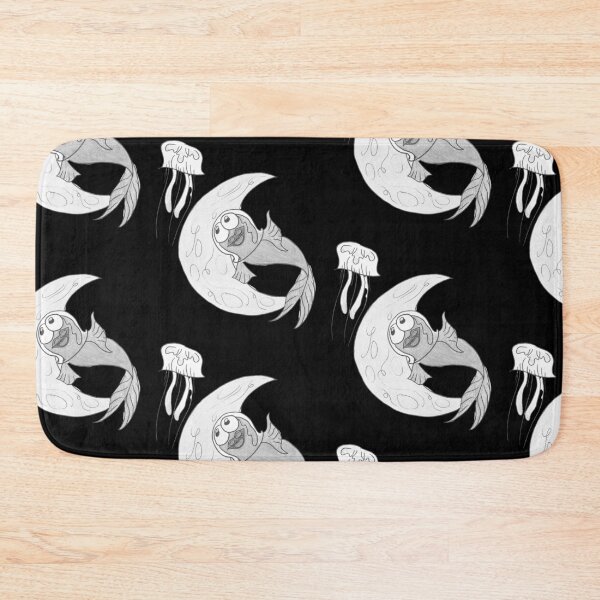 Item preview, Fish Explorer On a Space Mission Pencil Drawing Grays designed and sold by BOKEbyTC.