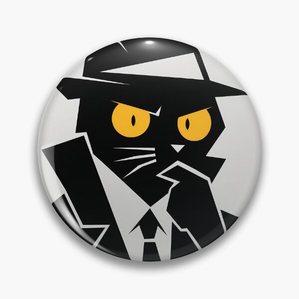 Item preview,  Cat Detective Noir designed and sold by PurrfectHome.