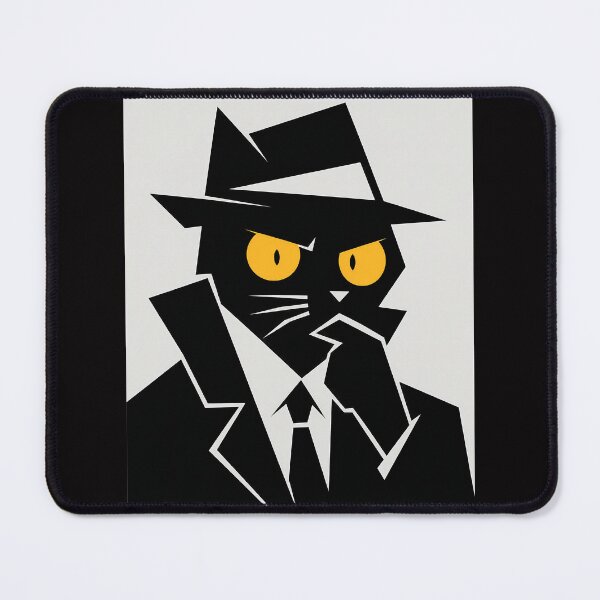 Item preview, Cat Detective Noir designed and sold by PurrfectHome.