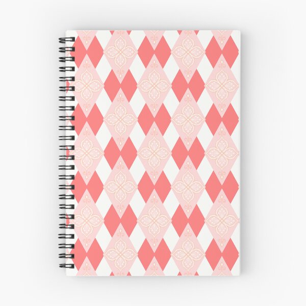 Item preview, Pink Diamond Argyle Floral Pattern designed and sold by Zaya_art.