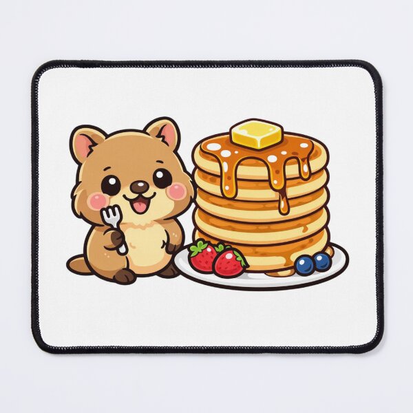 Item preview, Cute Quokka Pancake - Kawaii Smiling Animal Food Sticker designed and sold by AuraArtistica.