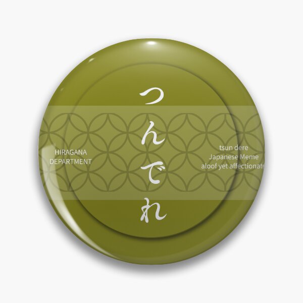 Item preview, Brown つんでれ（tsun dere）– Japanese Meme Shippo Pattern Design designed and sold by HIRAGANA DEPARTMENT.