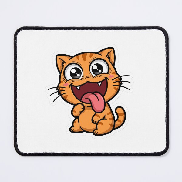 Item preview, Goofy orange cat designed and sold by Sigaro01.