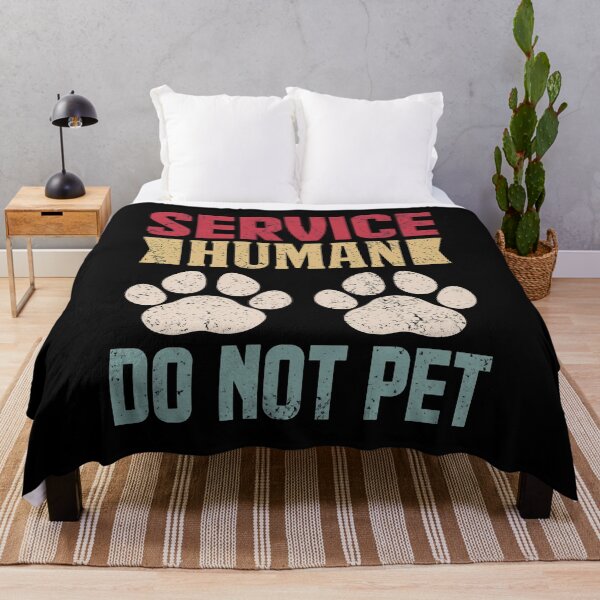 Item preview, Service Human Do Not Pet Dog Lover Pet Parent Humor designed and sold by GiaoCalonas.